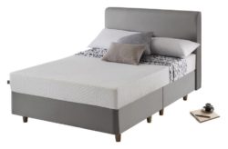 Studio by Silentnight Simple Double Divan - Slate Grey.